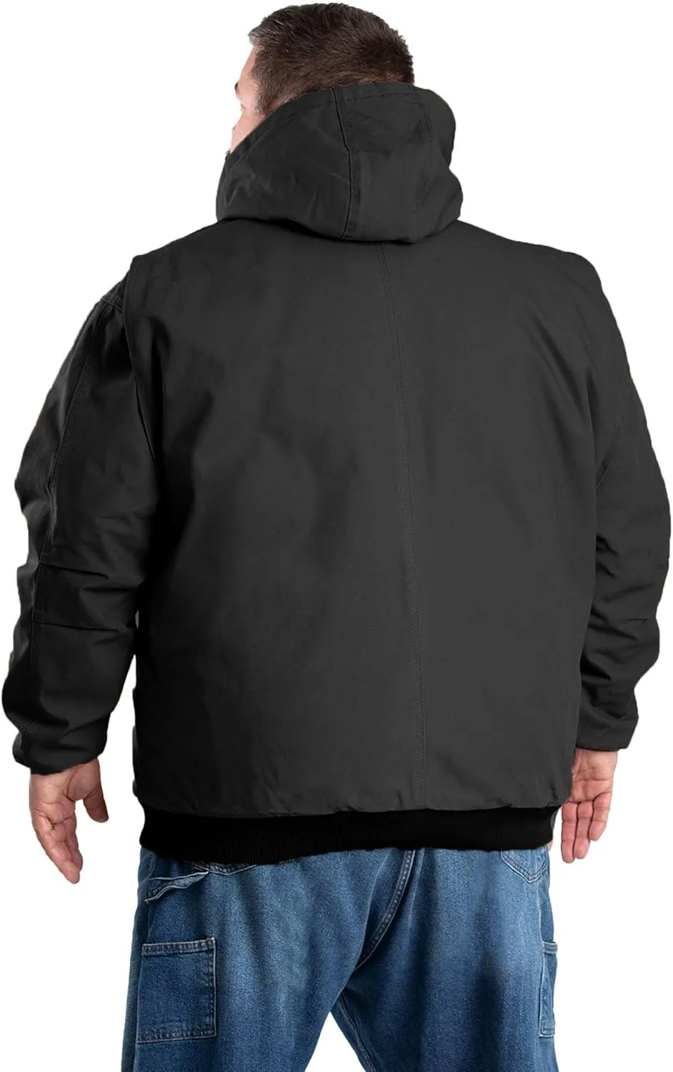 Berne Men's Heritage Duck Hooded Active Work Jacket