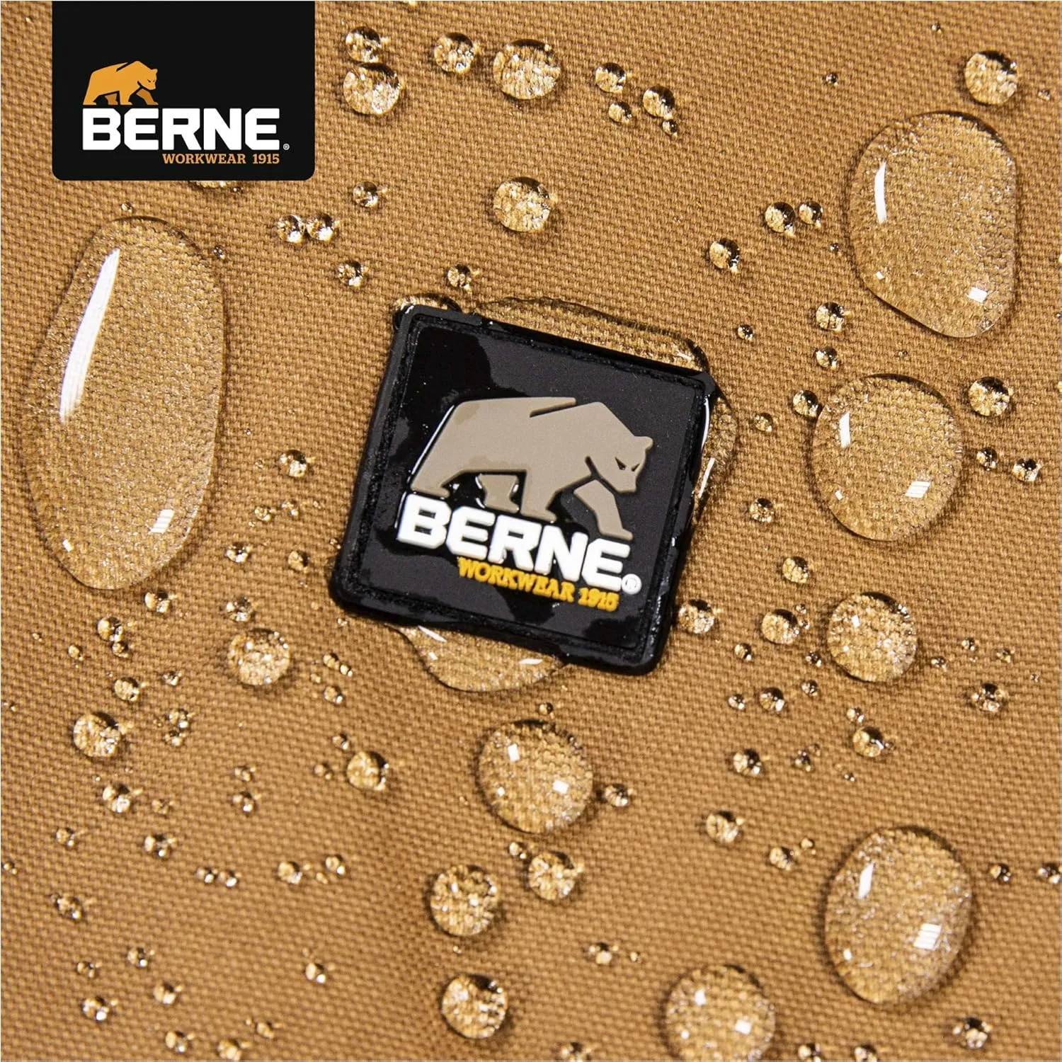 Berne Men's Heritage Duck Hooded Active Work Jacket