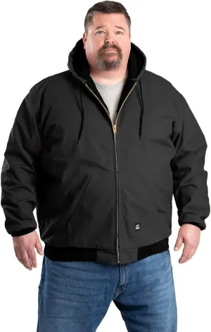 Berne Men's Heritage Duck Hooded Active Work Jacket