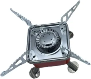 BESPORTBLE Camping Stove Gas Cooker Picnic Stove Compact Outdoor Grill Stainless Steel Folding Design Lightweight