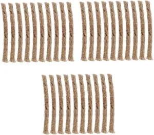 BESPORTBLE Sets Waxed Jute Twine Wick Rope Fire Starter Tool for Outdoor Travel Camping Survival Firelighter Pcs