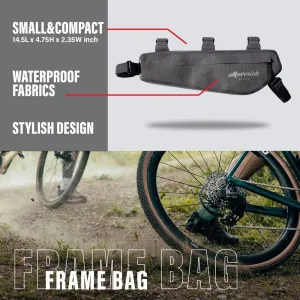Bike Venture Frame Bag Triangle Bag (Gray)