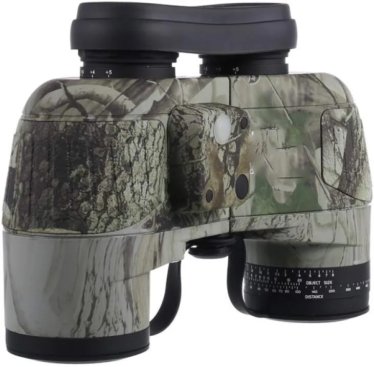 Binoculars 10X50 Marine Binocular Waterproof with Compass Telescope Eyepiece Focusing