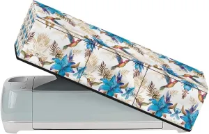 Bird Floral Carrying Case Cover for DIY Cutting Machine Scrapbooking Die-cut Machine Covers Elastic Carrying Case Bag Compatible with Most DIY Cutting Machine