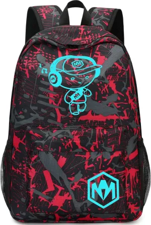 Bluboon Kids Backpack for School Waterproof Laptop Backpack Bookbag Boys Hiking Travel