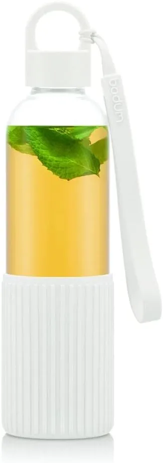 BODUM 12072-913BTR MELIOR Tumbler Water Bottle, 16.9 fl oz (500 ml), Off White, Plastic, Lightweight, Dishwasher Safe, Outdoor Use, Genuine Product