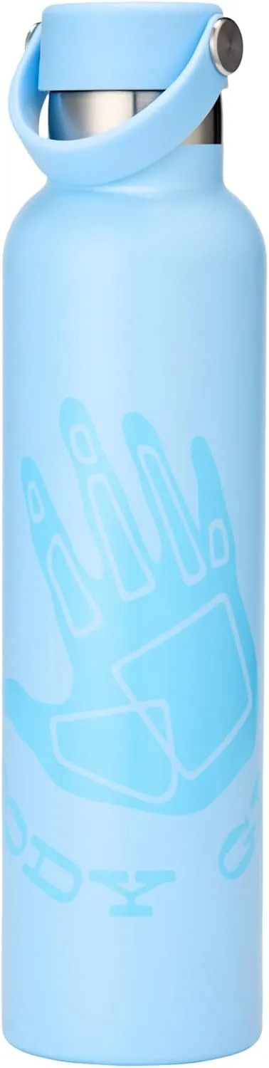 Body Glove 25oz Insulated Stainless Steel Water Bottle, Double Walled Vacuum Insulated Thermal Flask for Sports, Work, School (Baby BLUE/25oz)