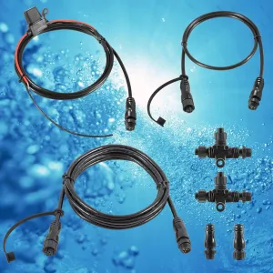 Bonbo 124-69 NMEA 2000 Network Starter Kit Replacement for Lowrance N2K-EXP-RD-2 Cable Kit with T-Connectors Male/Female Terminator for HDS LCX LMS GlobalMap