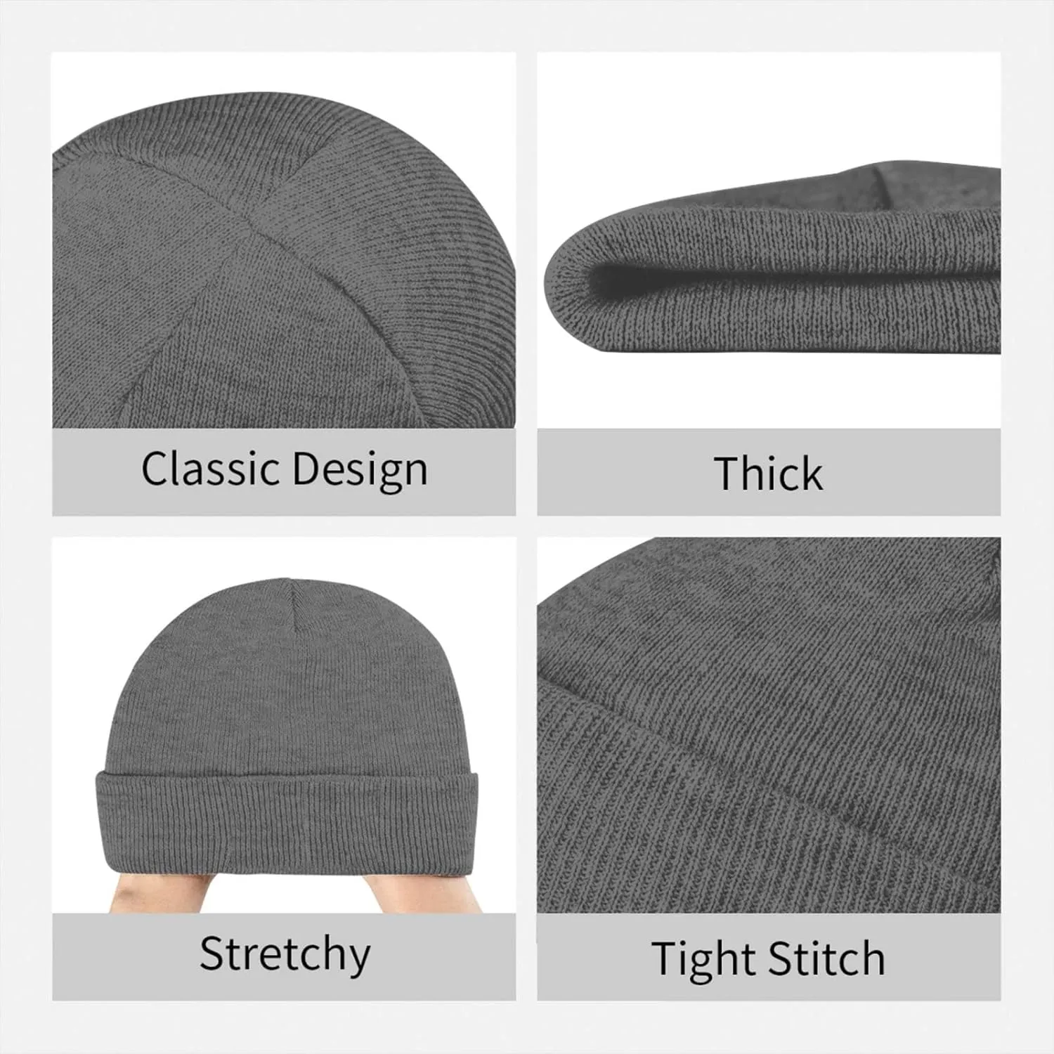 Bright Cabbage Print Windproof Hat Beanie Hat Winter Hat Beanie Hat Soft Knit Cap for Men and Women
