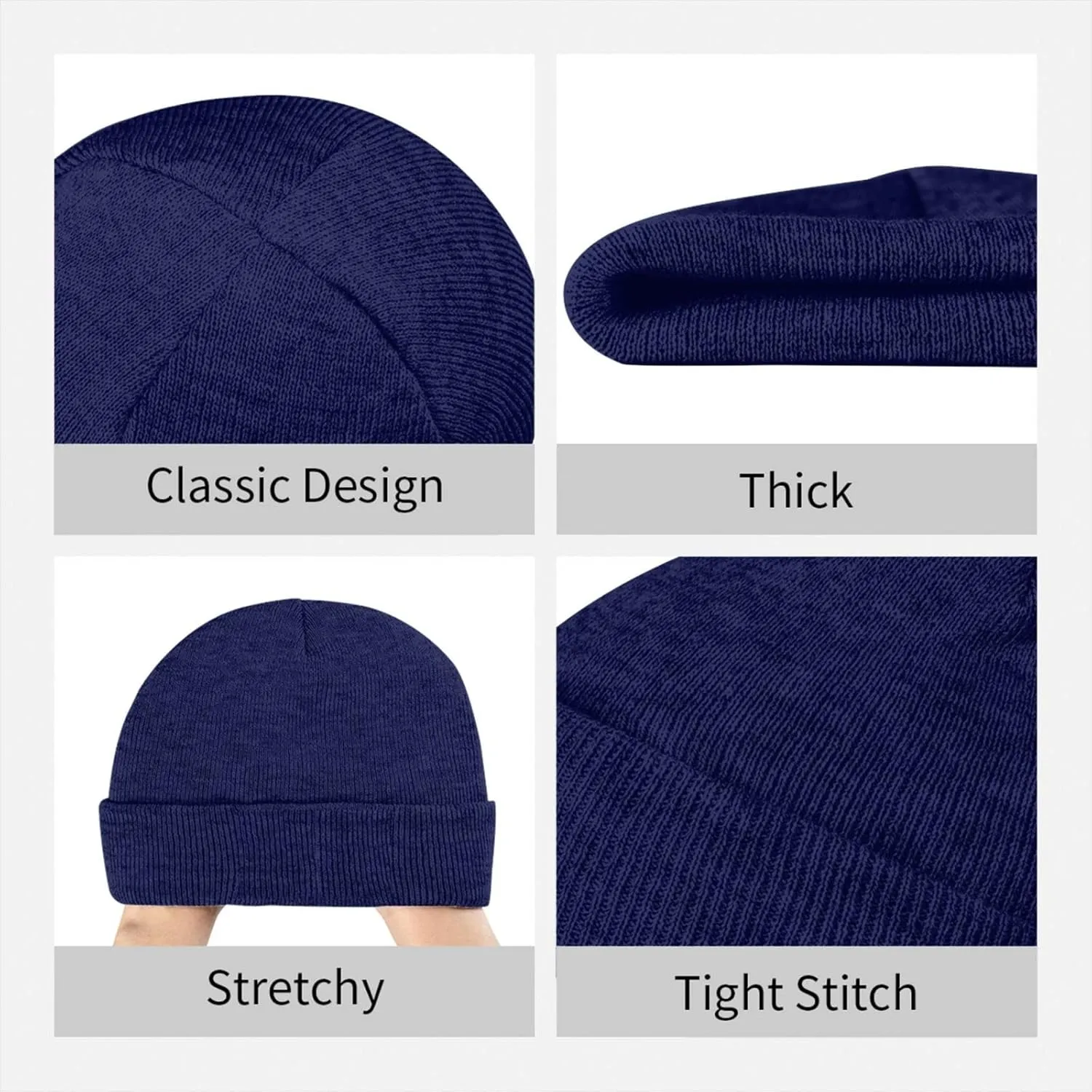 Bright Cabbage Print Windproof Hat Beanie Hat Winter Hat Beanie Hat Soft Knit Cap for Men and Women