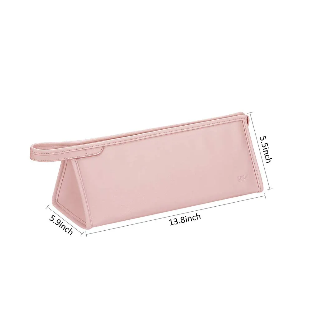 BUBM Travel Storage Bag Compatible with Dyson Airwrap Styler, Shark Flexstyle Air Styling & Drying System, Portable Carrying Case Organizer for Airwrap Styler and Attachments,Pink