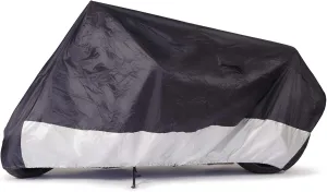 Budge Sportsman Motorcycle Cover, Black, Waterproof, Universal Fit, Fits up to 96", Model: MC-7