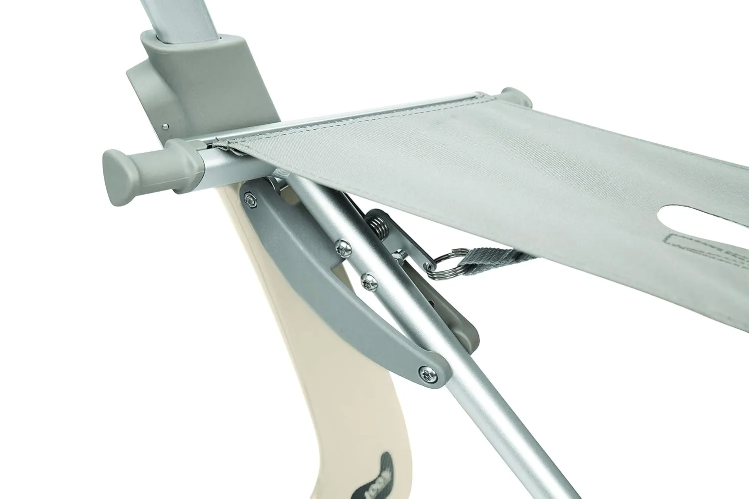byACRE Carbon Ultralight Rollator Walker with Organizer Bag, Wide Track, Oyster White