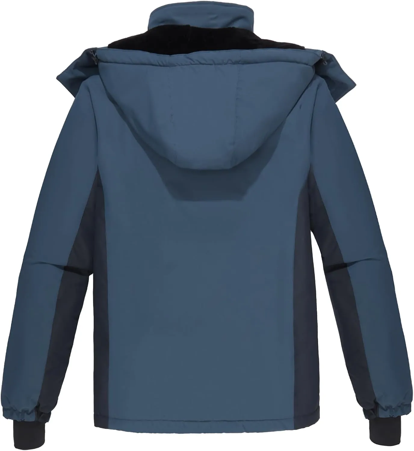 CAMEL CROWN Men's Ski Snow Jacket Waterproof Winter Snow Coat Windproof Warm Fleece Lining Hooded Parka Rain Jacket