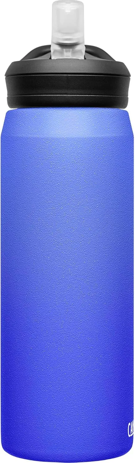 CamelBak Eddy  Insulated Stainless Steel Bite Valve Straw Water Bottle Midnight Ombre, 25oz