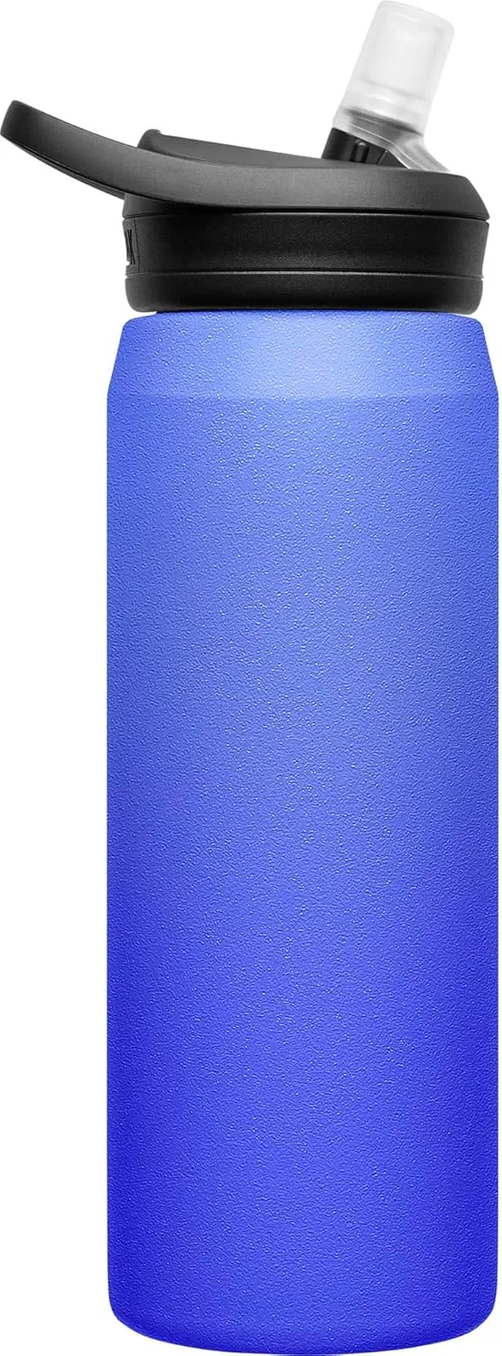 CamelBak Eddy  Insulated Stainless Steel Bite Valve Straw Water Bottle Midnight Ombre, 25oz