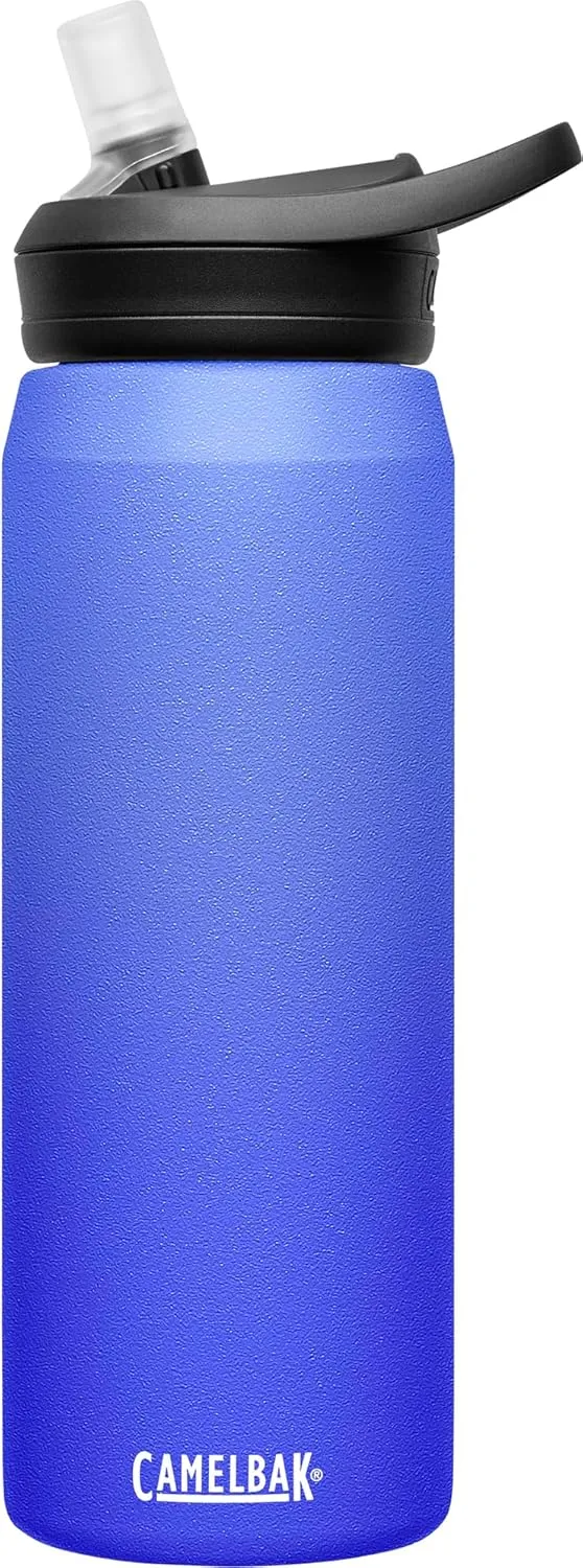 CamelBak Eddy  Insulated Stainless Steel Bite Valve Straw Water Bottle Midnight Ombre, 25oz