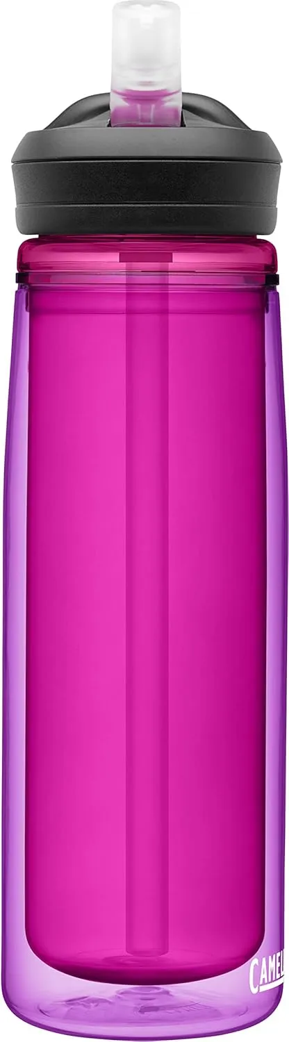 CamelBak eddy  Water Bottle with Tritan Renew – Straw Top Insulated 20oz, Amethyst