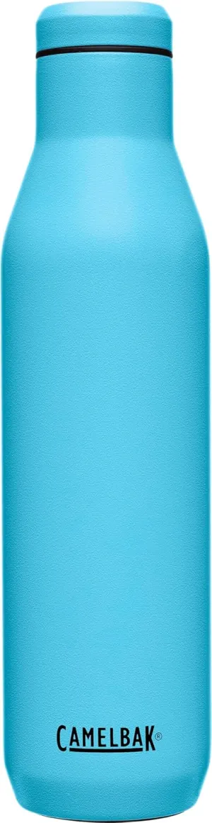 CamelBak Horizon 25oz Water Bottle - Insulated Stainless Steel - Wine Compatible - Leak Proof - Nordic Blue