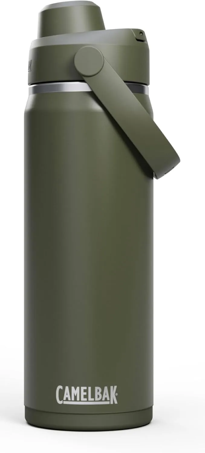CamelBak Thrive Chug Water Bottle 20oz - Insulated Stainless Steel, Moss