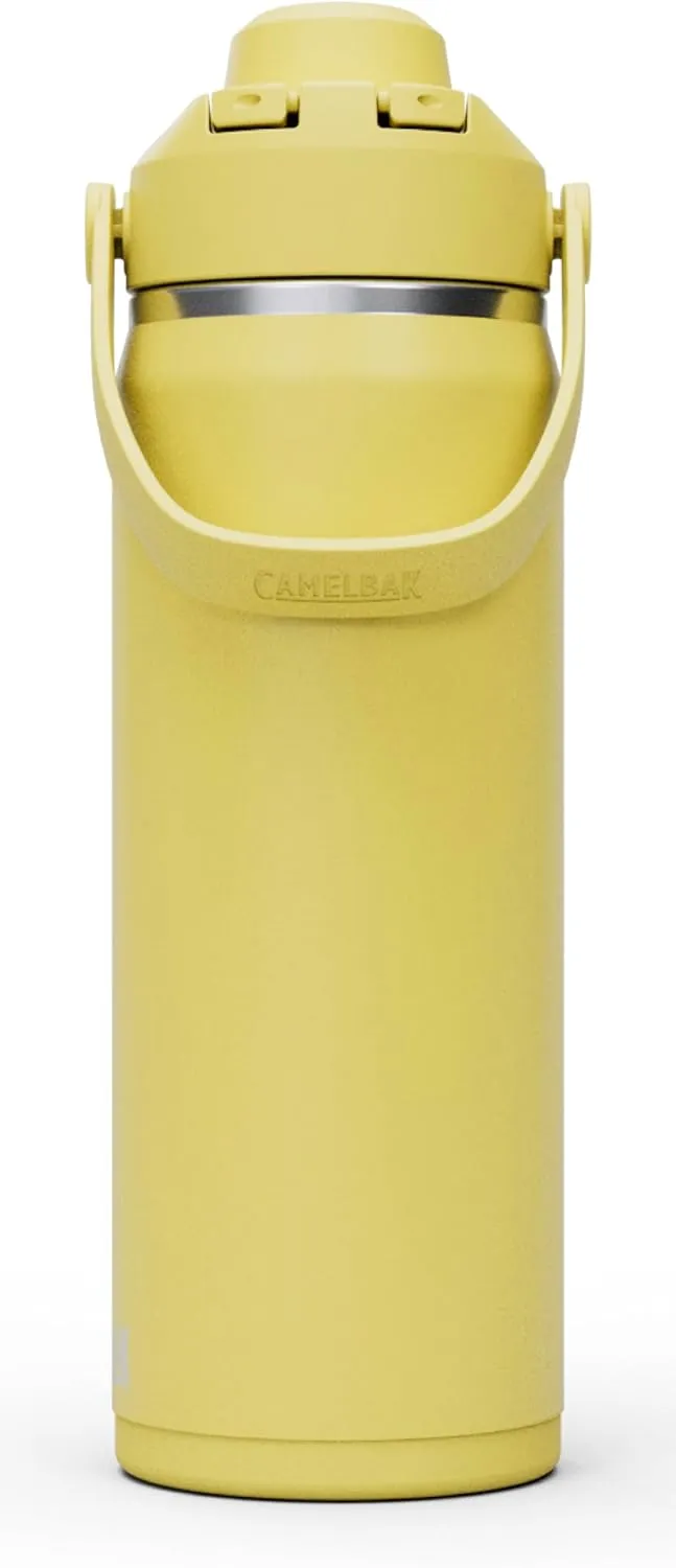 CamelBak Thrive Chug Water Bottle 20oz - Insulated Stainless Steel, Yellow Bloom