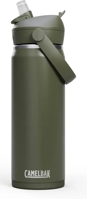 CamelBak Thrive Flip Straw Insulated Stainless Steel Water Bottle Moss, 20oz