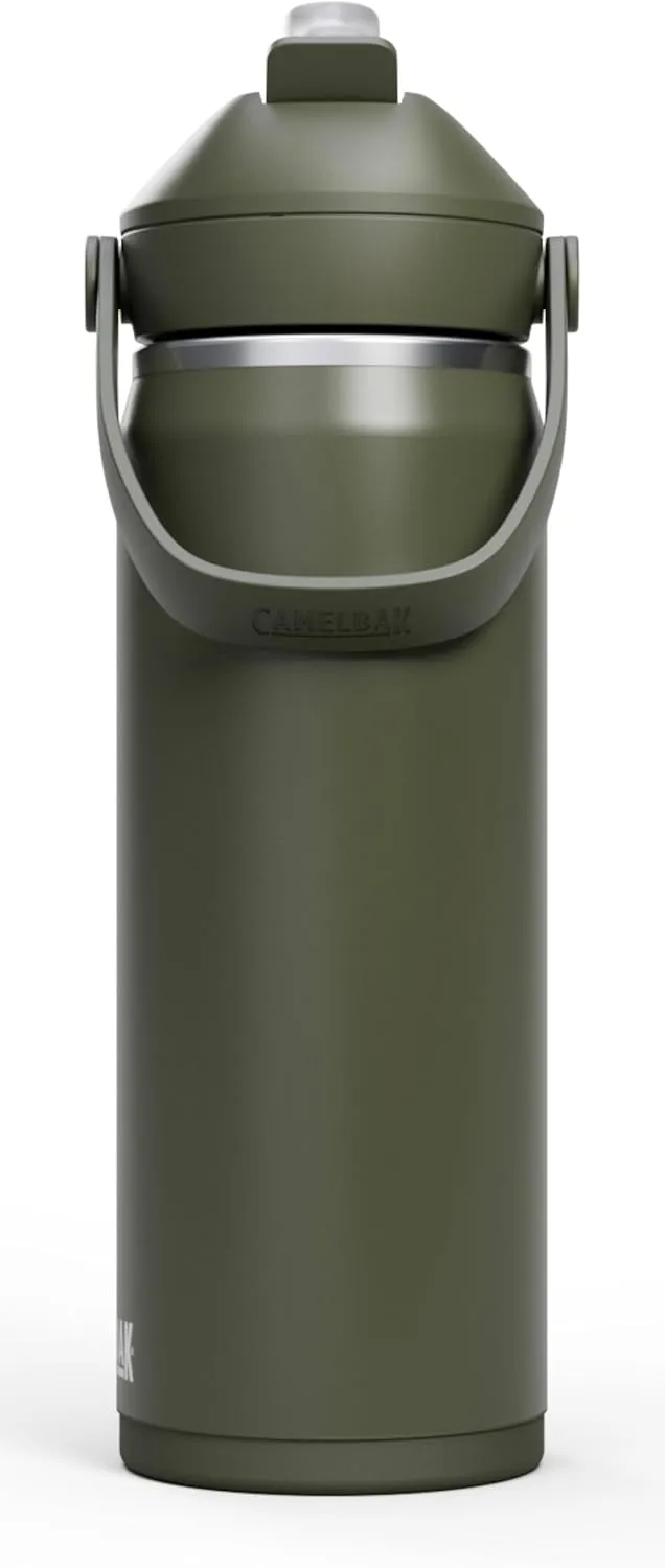 CamelBak Thrive Flip Straw Insulated Stainless Steel Water Bottle Moss, 20oz
