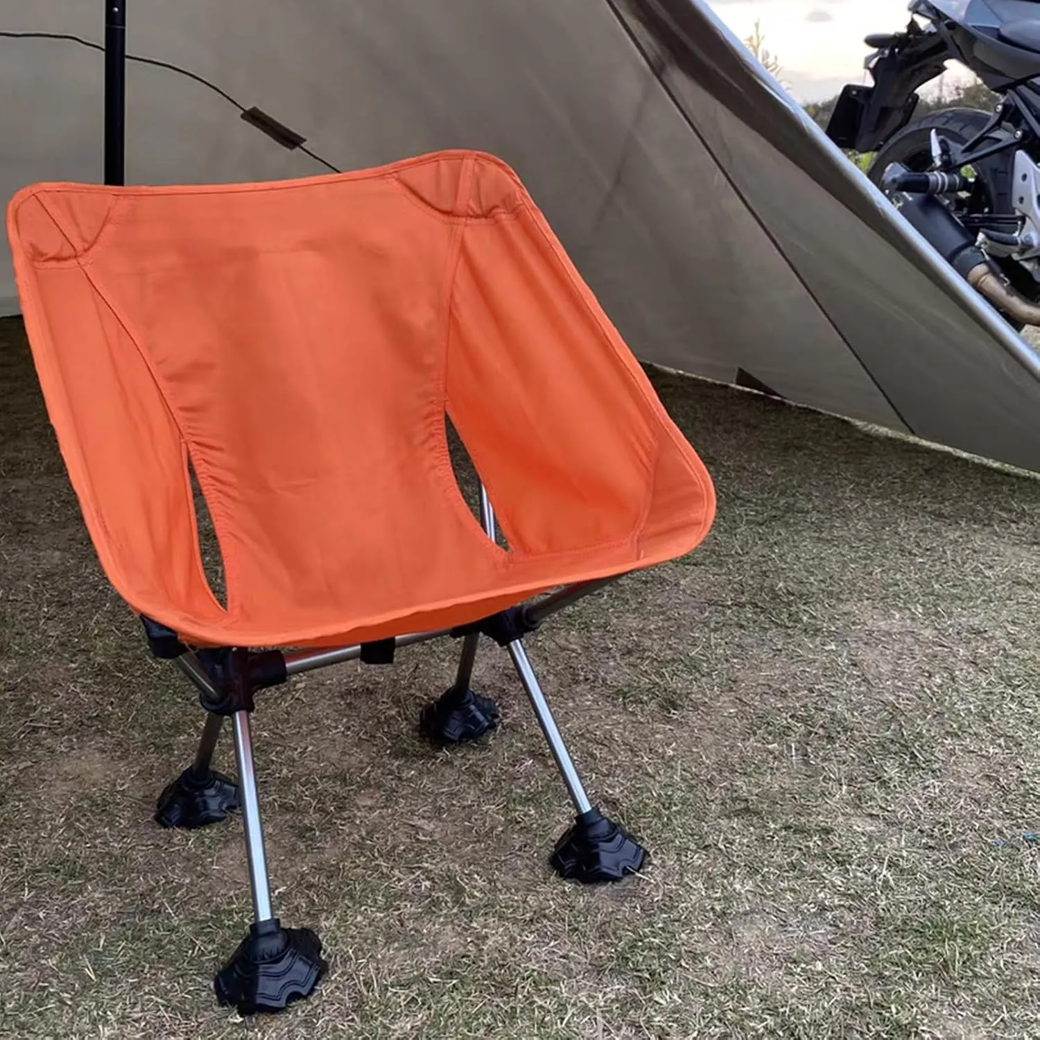 Camp Chair feet 18mm Frog Foot Anti Sinking Plastic Rubber Portable Ultralight Outdoor Fishing Equipment Helinox Chair Sunset（4Pcs）