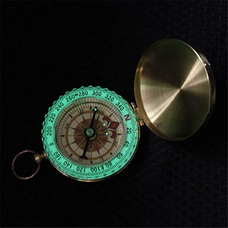 Camping Compass Keychain Wayfinder Outdoor Survival Gear