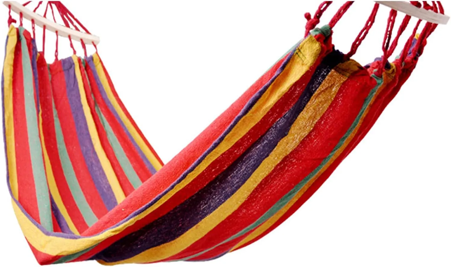 Camping Hammock, Lightweight Canvas Portable Travel Hammock for Outdoor, Backpacking, Camping, Hiking and Beach Adventure,B,190x80cm