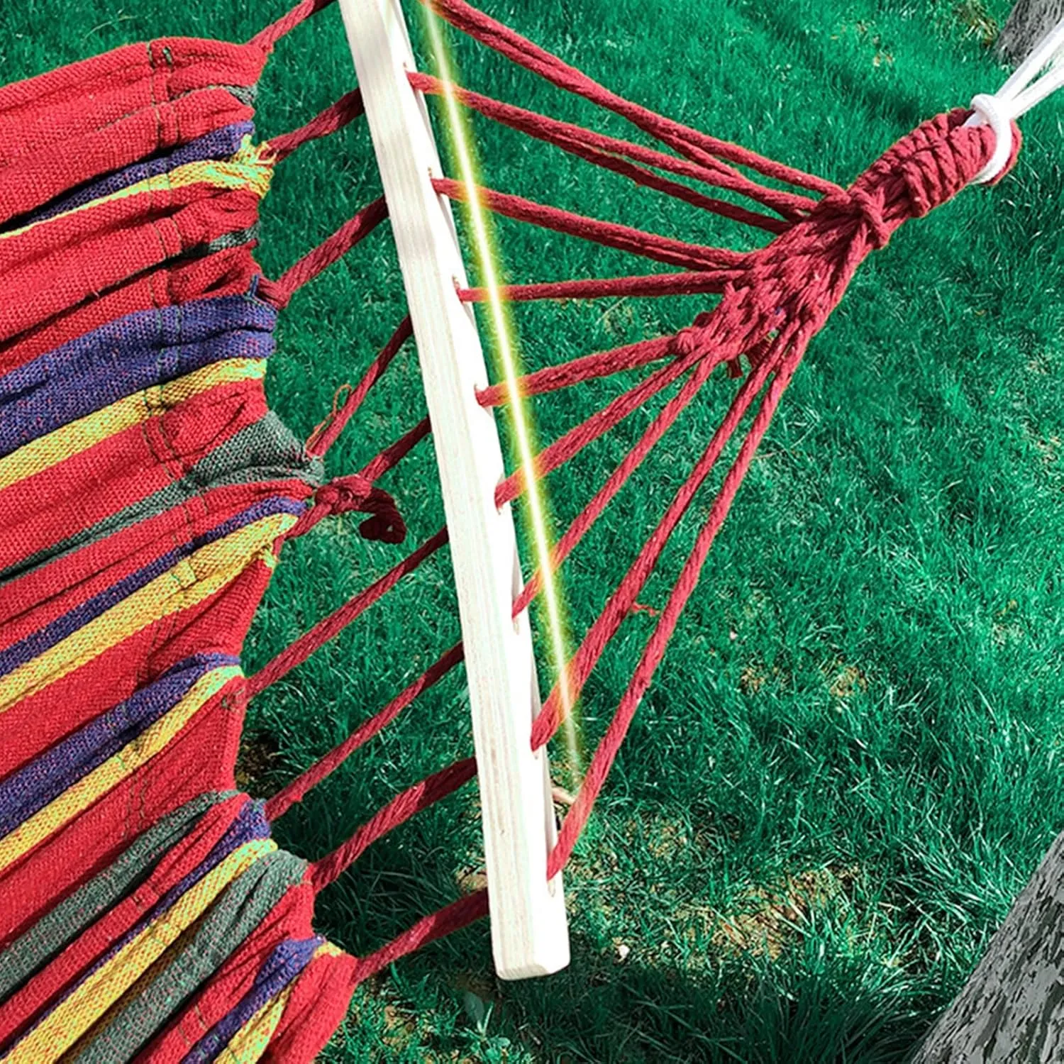 Camping Hammock, Lightweight Canvas Portable Travel Hammock for Outdoor, Backpacking, Camping, Hiking and Beach Adventure,B,190x80cm