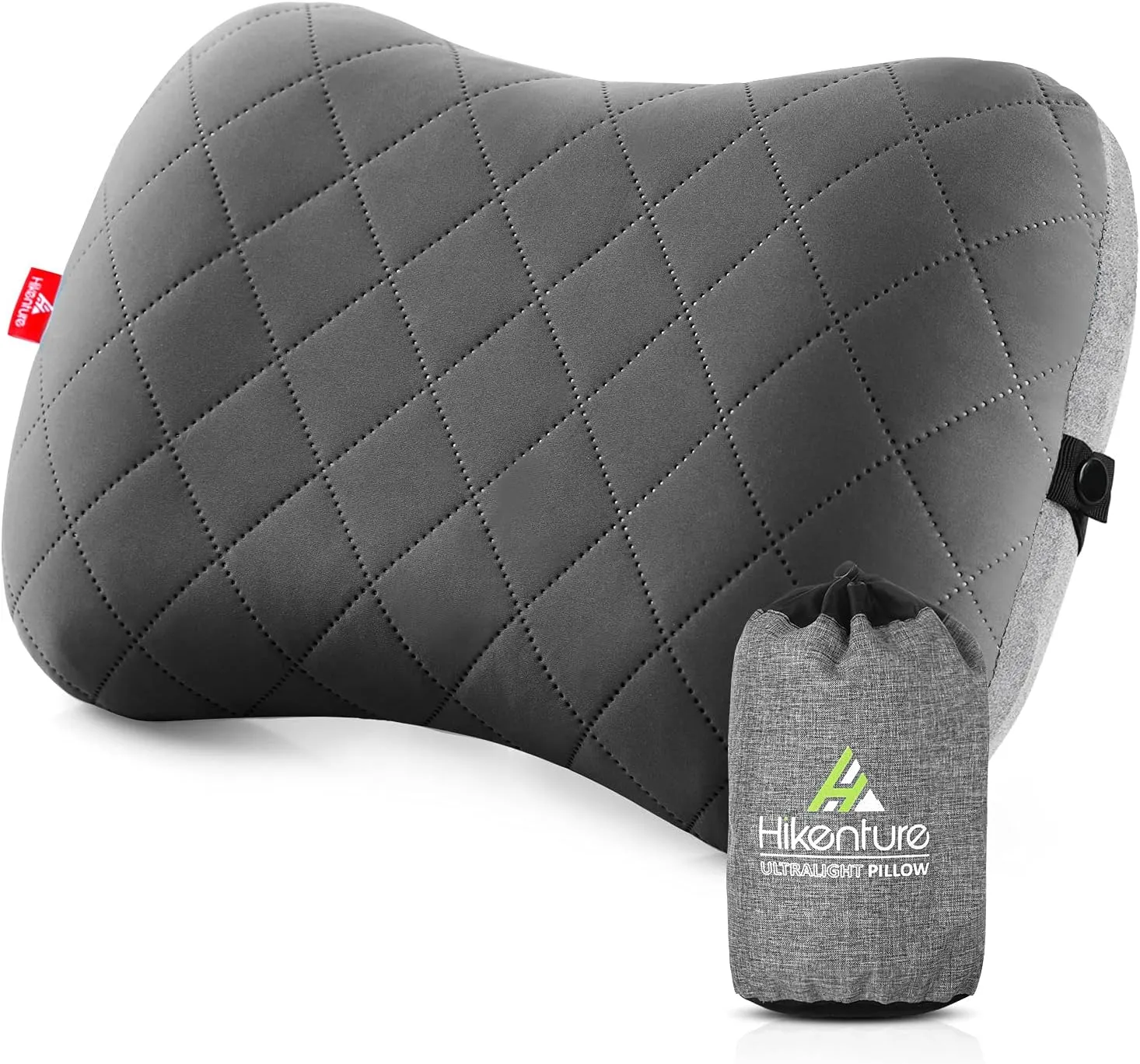 Camping Outdoor Pillow, Cotton Cover Included, Portable Pillow, Ultra Lightweight, Air Pillow, Travel Pillow, Air Pillow, Lumbar Pillow, Compact, Storage Bag Included, Travel, Sleeping in Car, Office