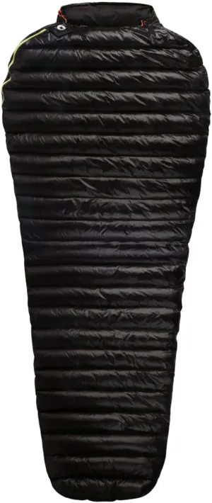 Camping Sleeping Bag,6 Degree 800fp Goose Down Sleeping Bag Ultralight Outdoor Camping and Hiking Sleeping Bag for Men & Women (Color : Mini Black Long)