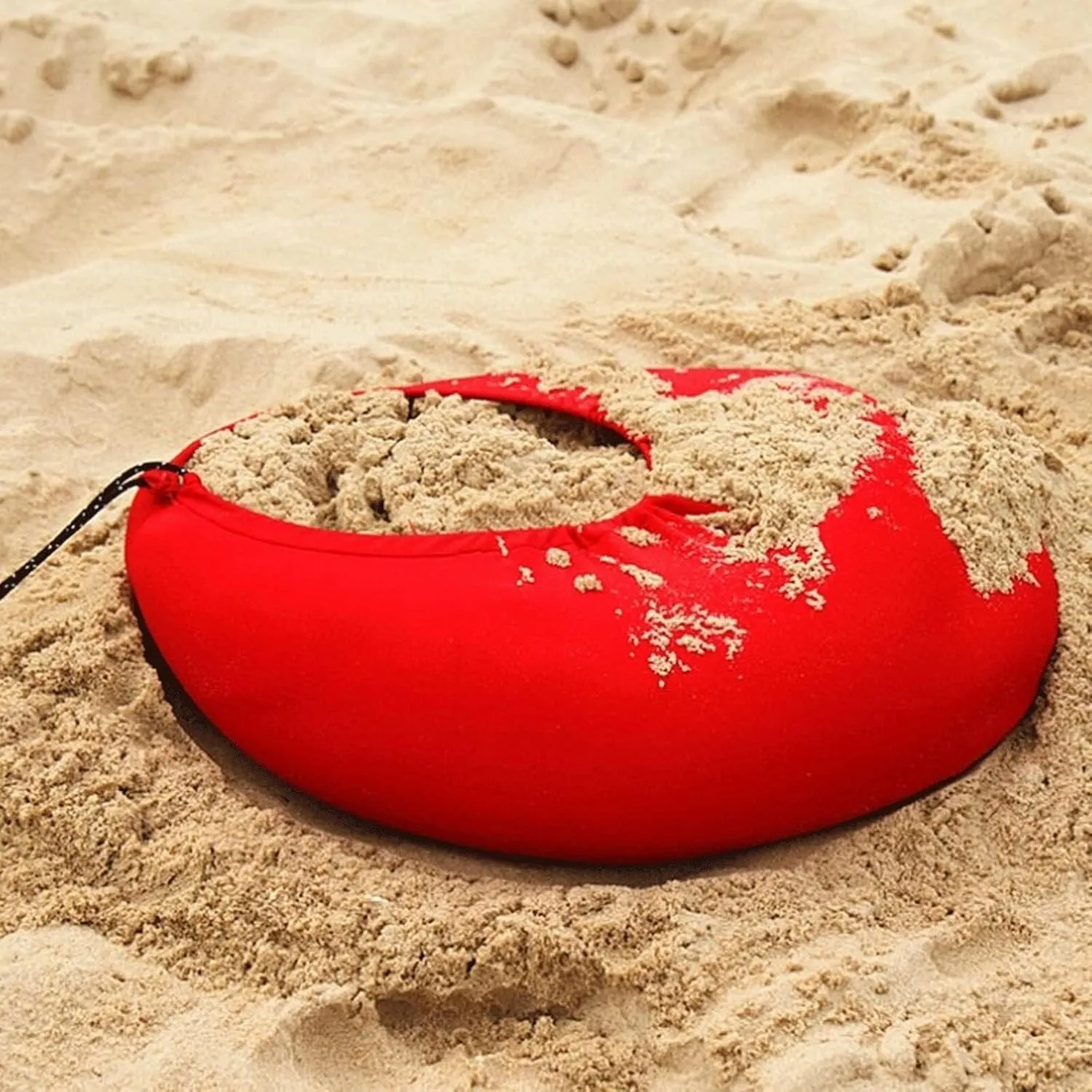 Camping Tent Beach Tarp Sunshade Inflatable Shelter, Windproof Canopy with Sand Anchor, Easy Set-Up, Portable