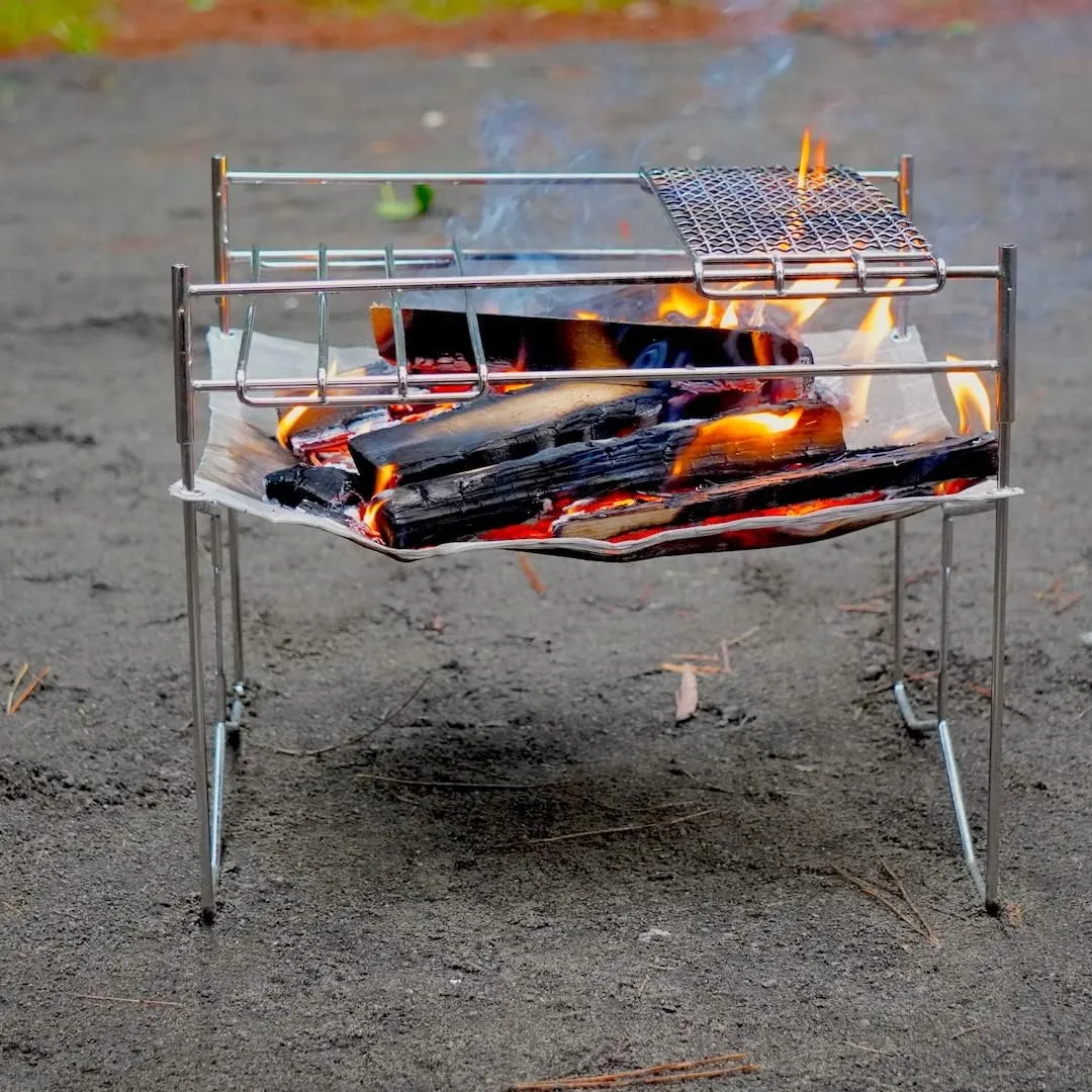 CAMPINGMOON 304 Stainless Steel Cooking Grates for Camping Stove Grill Campfire Open Fire MTG-G,MTG-2G,MTG-JS,MTG-JL