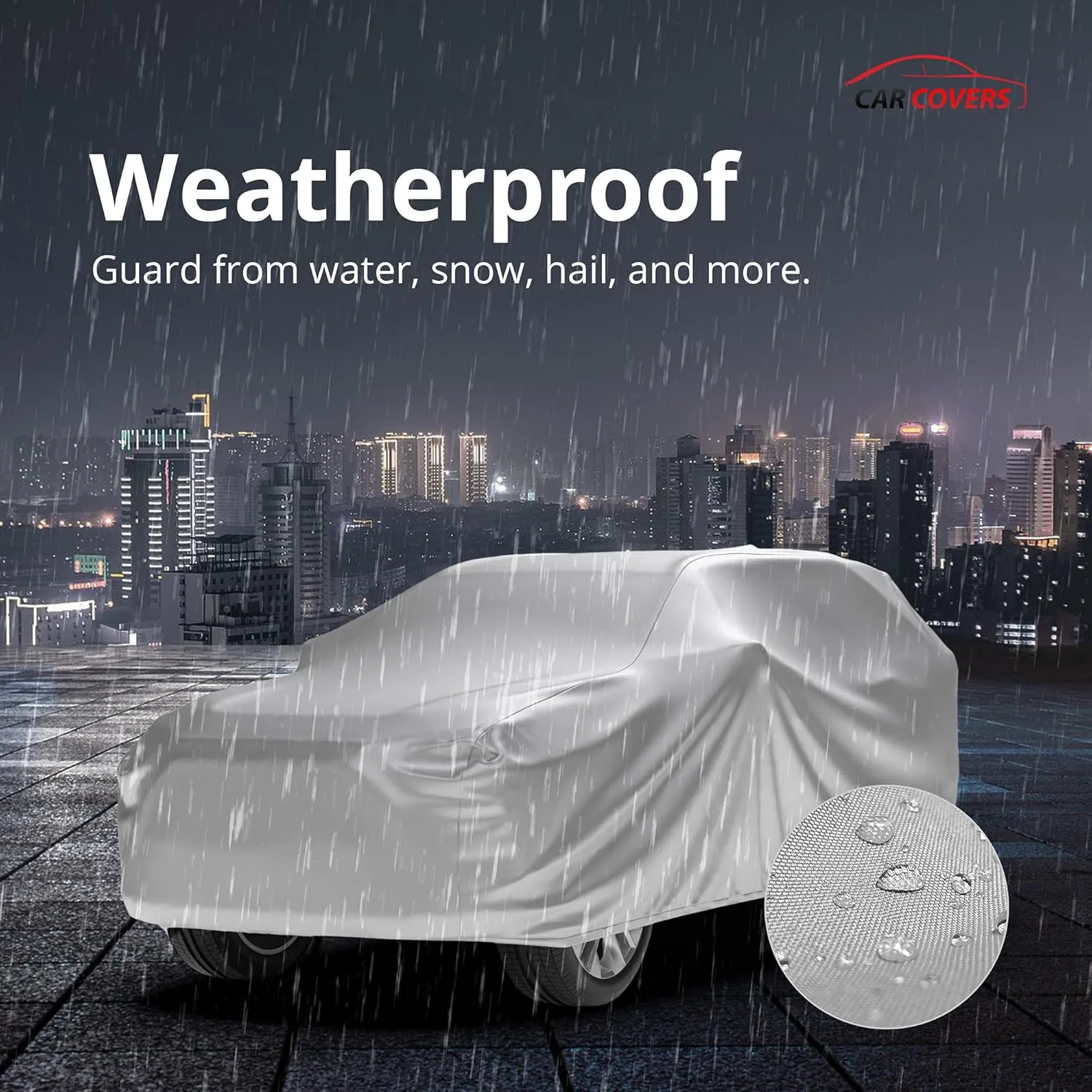 CarCovers Weatherproof SUV Cover & Warranty Compatible with Range Rover 2011-2019 Evoque Land Rover- Outdoor Cover Theft Cable Lock SUV Accessories Better Than Waterproof