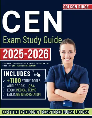 CEN Exam Study Guide: Pass Your Certified Emergency Nurse License on the First Try! Q&A | Tests | Extra Content