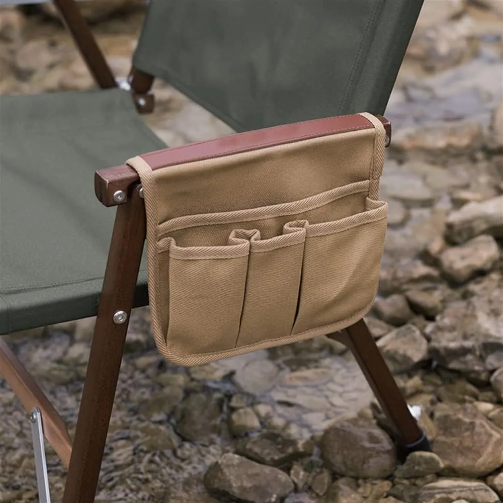 Chair Armrest Side Organizer Bedside Caddy Organizer Wheelchair Side Storage Bag Bedside Remote Holder Water Bottle Cell Phone Holder For Couch Recliner Sofa Wheelchair(Green)