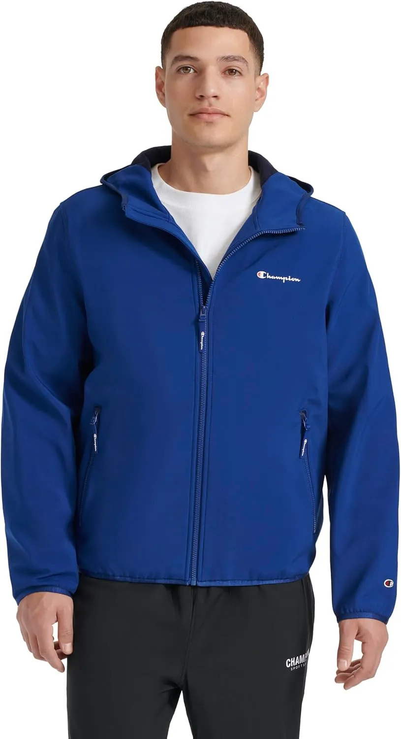 Champion Mens Lightweight Active Soft Shell Jacket With Hood