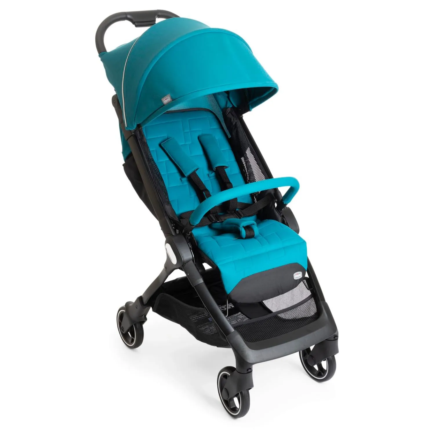 Chicco Chicco We Foldable Travel Stroller Ultra-Light 0 Months to 22 kg, Reclining with Sleeping Position, Padded Straps, Compact Closure, Cover and Rain Protection – Balsam