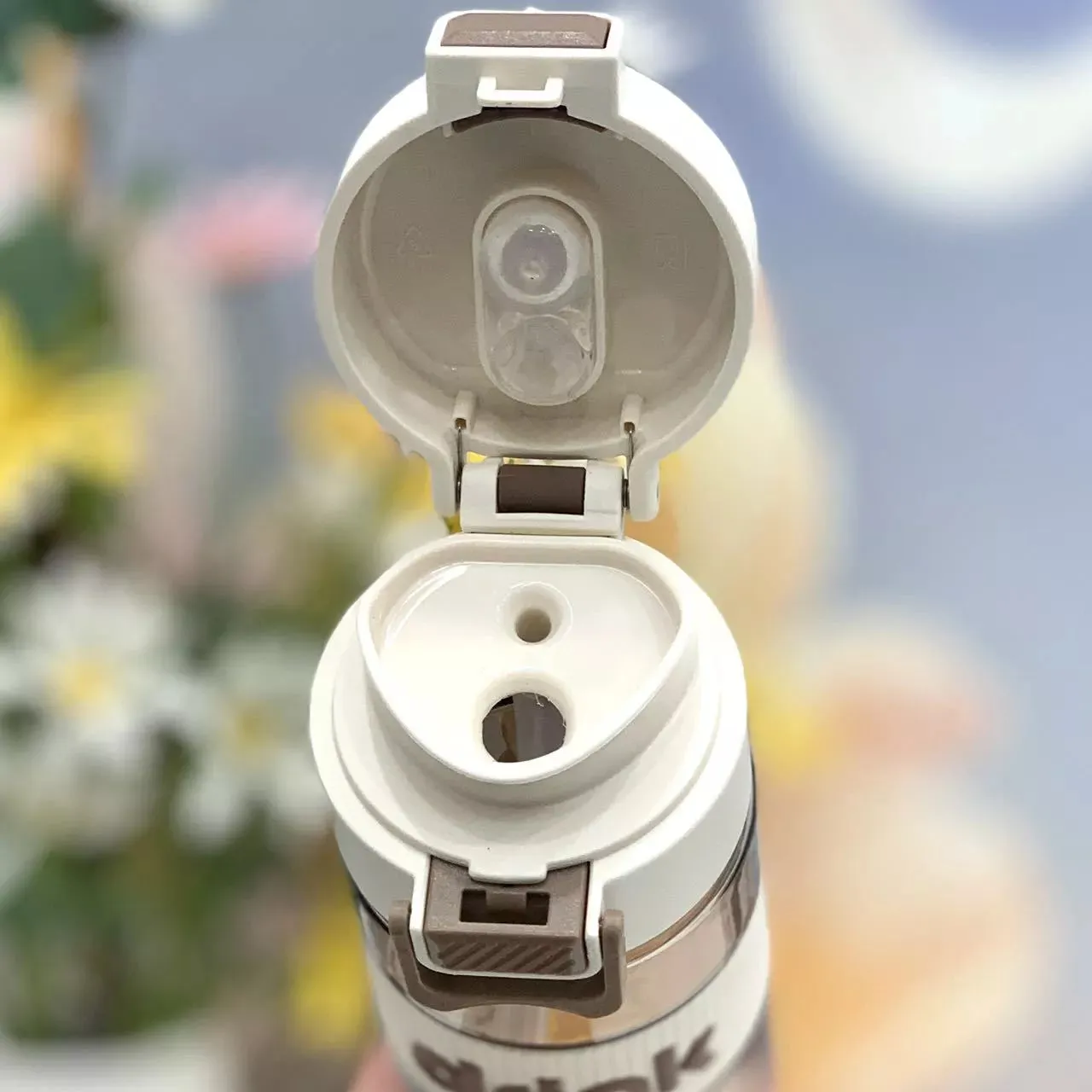 Cille 480ml Leisure Style Dual Head Leakproof Tritan BPA-Free Water Bottle With Handle