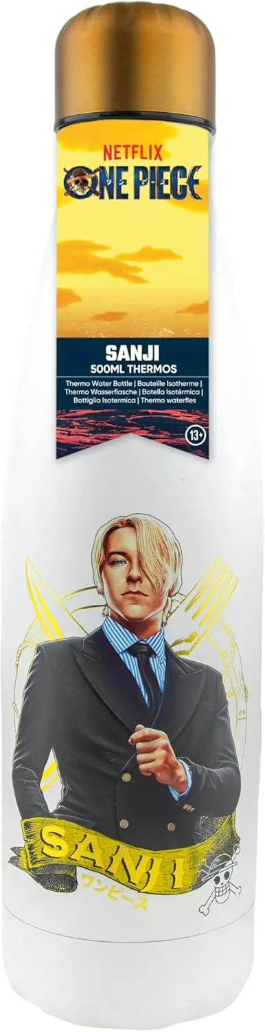 Cinereplicas One Piece - Sanji Insulated Water Bottle - 500ml - Official License