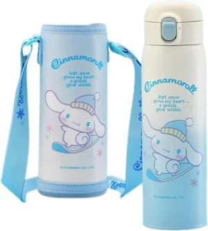 Cinnamoroll Stainless Steel Insulated Water Bottle with Bag 480ml