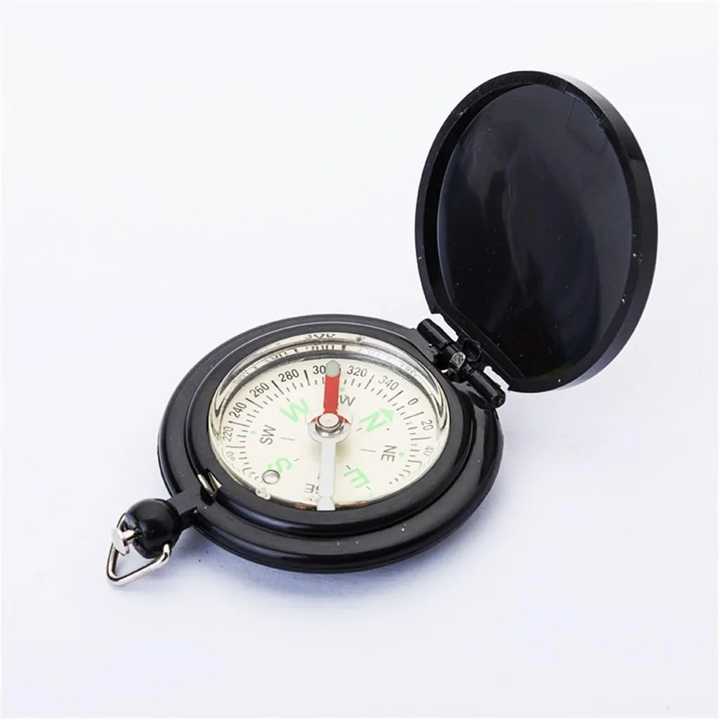 Clamshell Compass Pocket Watch Compass Camping Tour Plastic Outdoor Compass Outdoor Sports Essentials