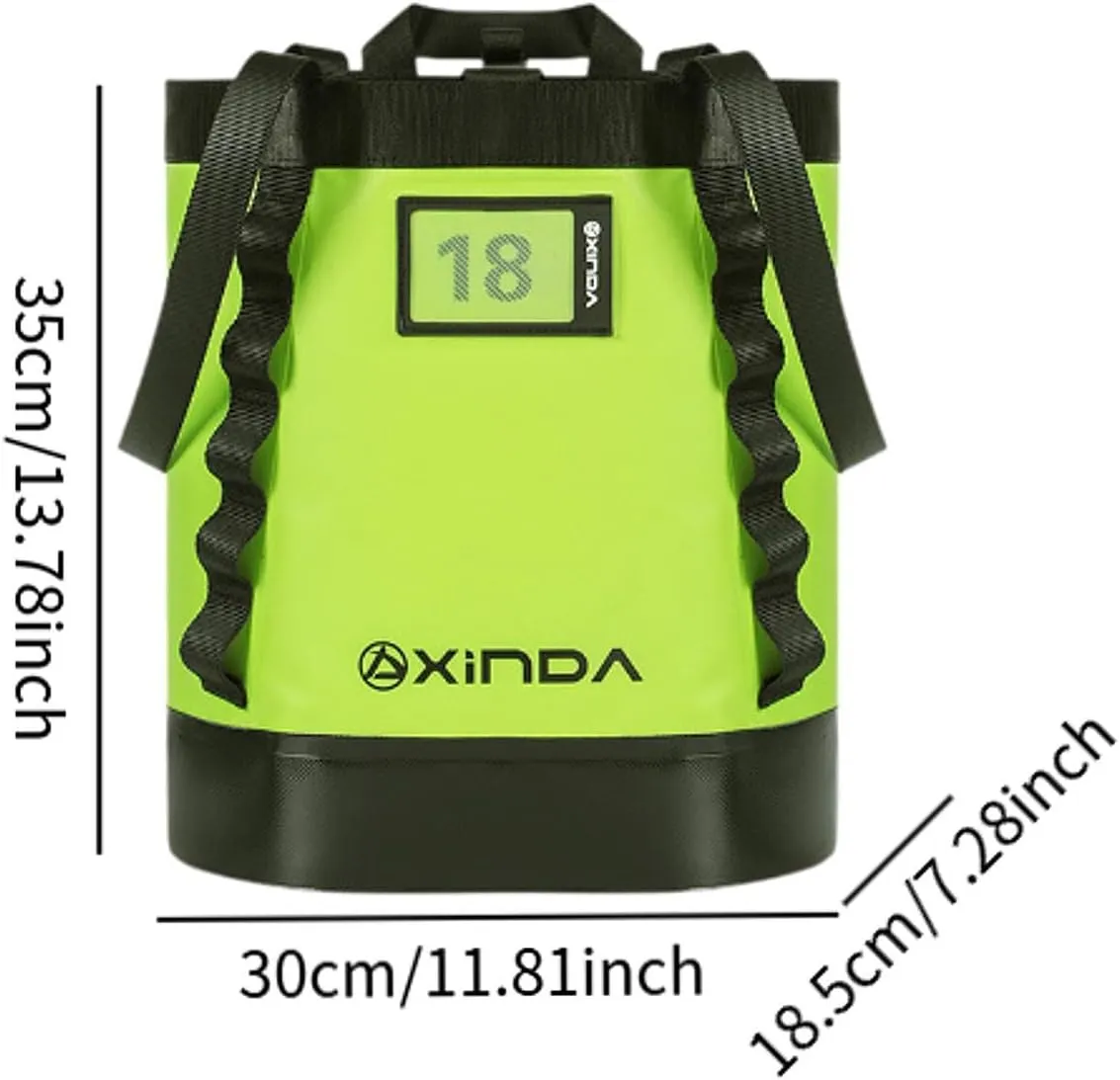 Climbing Equipment Tool Sturdy Outdoor Waterproof Organizer for Trekking Mountain Climbing Backyard Fishing, 18L