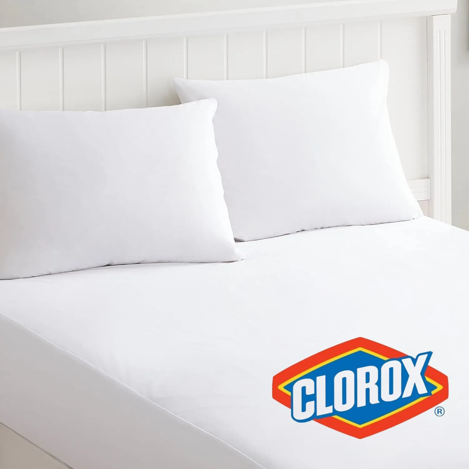 Clorox Mattress Protector Clorox Waterproof and Bed Bug Proof Zippered Mattress Protector | Absorbent Six-Sided Mattress Cover White (Twin)