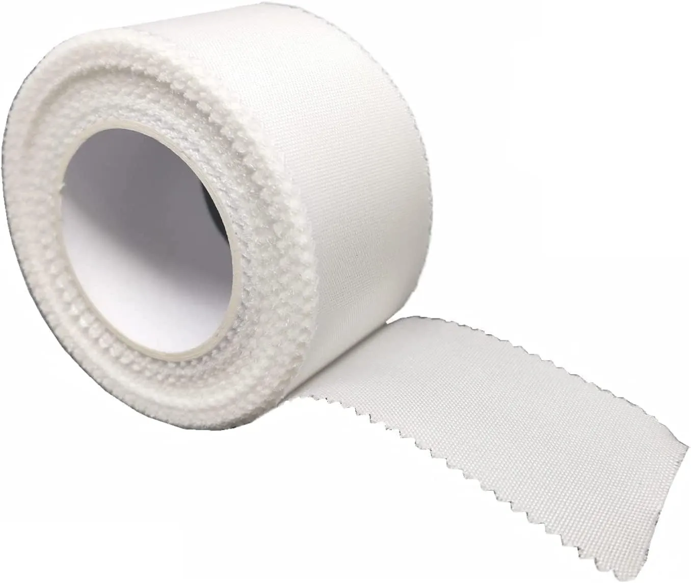 Cloth Medical First Aid Emergency Tape 1" x 10 Yards [Pack 24 of Rolls] Lightweight Breathable Silk-Like Microporous Self Adhesive Latex Free Hypoallergenic Bandage and Wound Dressing Tape (24)