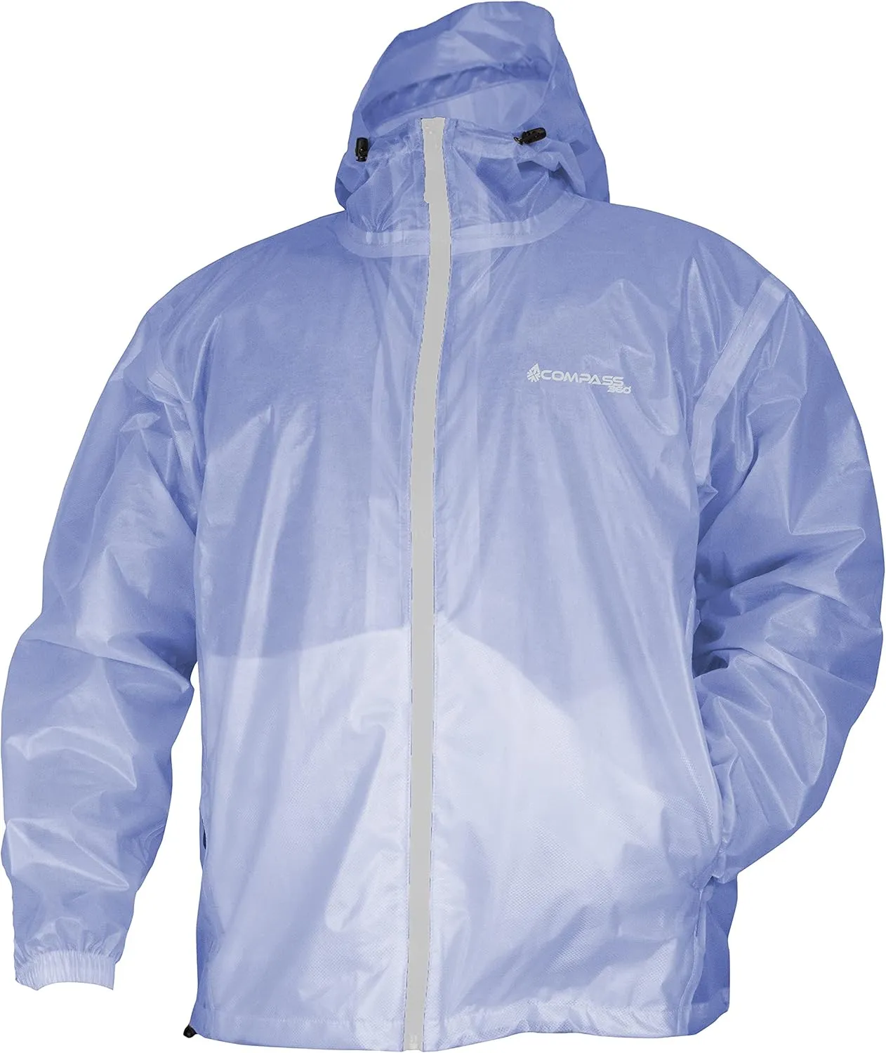 Compass 360 Women's Outdoors Ultra-Pak Waterproof Breathable Rain Jacket with Storage Pocket