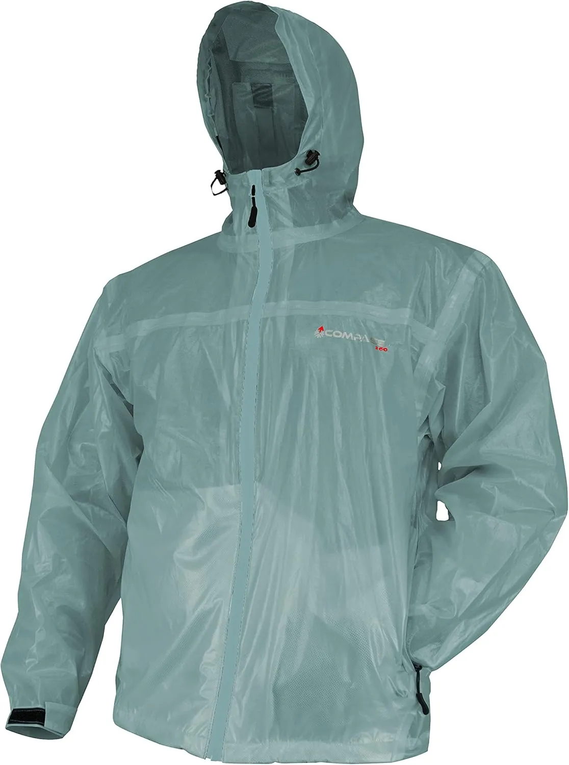 Compass 360 Women's Outdoors Ultra-Pak Waterproof Breathable Rain Jacket with Storage Pocket