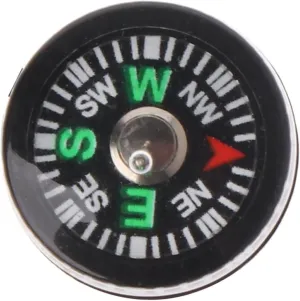 Compass Hiking, Mini Small Pocket Button Survival Compass